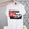 Camiseta de Modal 180g Coche de Drift Initial D Sol Rojo de Akagi Camiseta de Anime de Verano Ae86 Talla Europea Jd