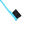 Cepillo Multifuncional para Cejas, Cepillo para Cejas de Aguja de Acero de Doble Punta, Cepillo para Barba y Cabello, Peine para Cabello de Doble Uso Estilo Cepillo de Dientes Multicolor para Teñido del Cabello