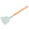 Juego de utensilios de cocina de silicona Juego de utensilios de cocina de silicona con mango de madera creativo nórdico Juego de 12 piezas Espátula Cuchara Juego Cuchara de cocina