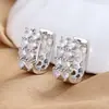 Pendientes de Corazón de Circonita Simples de Alta Gama para Mujer Pendientes Recortados en Forma de Corazón Estilo Frío Pendientes Versátiles Populares de Nicho Verano