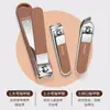 Set de Cortaúñas Portátil Anti-Salpicaduras Transfronterizo, Set de Cortaúñas de Belleza para Manicura, Set Completo de Herramientas de Manicura