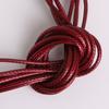Corda trançada à mão faça você mesmo 1-2 mm cor coreana cera linha cera corda colar pulseira corda couro venda quente venda direta