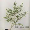 Vento Folha de Bambu Bambu Falso Novo Estilo Chinês Decoração Adereço de Fotografia Galho de Bambu Decoração de Plástico Paisagismo