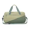 Nueva bolsa deportiva y de fitness, elegante bolsa de viaje con estampado de logo, separación de seco y húmedo, bolsa cruzada de gran capacidad para yoga y natación