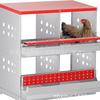 Gallinero, huevera, huevera, jaula para gallinas, jaula para gallinas, galvanizada, duradera, fácil de limpiar, exclusiva transfronteriza