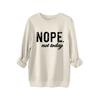 No, hoy no Comercio Exterior Transfronterizo Moda Europea y Americana Tendencia de Moda Sudadera Gruesa Cálida con Forro Polar para Mujer
