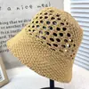Sombrero de Pescador Transpirable de Verano Hueco para Mujer, Sombrero Cubeta con Protección UV, Estilo Japonés, Versátil, Descubre la Cara, Sombrero de Sol Pequeño de Cubeta