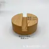 En Stock de Fábrica Madera de Haya Soporte Simple para Tarjetas de Escritorio Clip para Notas Soporte de Exhibición de Calendario Acrílico Clip para Fotos con Impresión de Logo