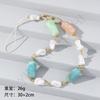 Ins perla barroca de forma especial colgante de joyería para teléfono móvil diseño original cadena para teléfono móvil de aspecto elegante colgante venta al por mayor