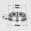 F6000 F6001 F6002 F6003 F6004 F6005 F6201Zzf6202-2Rs Rodamiento con Brida