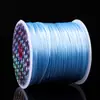 Corda Elástica Plana Círculo Grande, Resistente ao Desgaste, Adequada para Enfiamento de Contas, Pulseiras de Cristal, Fio Elástico Colorido, Joias Artesanais, Corda para Tecelagem, Atacado