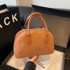 Bolso de Mano Otoño e Invierno Bolso Tote de Terciopelo Escarchado Vintage Costura Moda Bolso Almohada Gran Capacidad Bolso Boston Bowling