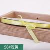 Cinta de satén de poliéster encriptada de 0,6 cm, embalaje floral hecho a mano, cinta de satén DIY, accesorios para el cabello, marcapáginas, cinta al por mayor