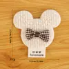 En Stock Atmósfera Otoño e Invierno Color Té con Leche Conejo Oso Mariposa Pendientes DIY Accesorios para el Cabello Accesorios Materiales