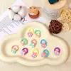 Elásticos de Cabelo Infantis, Faixas de Cabelo para Bebês, Anéis de Polegar para Cabelo de Bebês, Elásticos de Borracha, Acessórios de Cabelo para Meninas, Estilo Pastoral