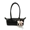 Bolso de axila de nicho estilo coreano para mujer, nuevo bolso de mano de moda transfronterizo, elegante y simple bolso de hombro de lunares para viajar