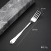 Juego de Tres Piezas de Cuchillo, Tenedor y Cuchara de Acero Inoxidable Vajilla para Comida Occidental Cuchillo para Bistec y Tenedor Cuchara para Postre Venta al por Mayor para Hotel Regalo de Boda para Hotel