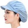 Sombrero de trabajo para taller de fábrica de alimentos, para catering, cantina, cocina, chef, a prueba de polvo, aceite, resistente al cabello, transpirable y con red.