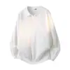 Suéter de Gola Alta High-End Estilo Old Money Retrô Masculino Outono Tendência Marca Par Casal Solto Casual Malha