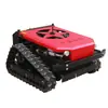 Cortador de Grama de Controle Remoto Esteira Tração nas Quatro Rodas Cortador de Grama Doméstico Agrícola Autopropelido Pequeno Totalmente Automático
