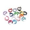 Acessórios de Joias DIY Metal Tinta Colorida Anel Aberto Anel de Conexão Acessórios de Chaveiro Círculo Único Anel Pendente Feito à Mão