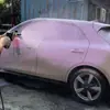 Limpiador de alta presión de venta caliente transfronterizo bote de espuma PA enchufe rápido 1/4 pistola de agua para lavado de coches doméstico con accesorios de boquilla