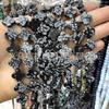 Ágata de cristal Trevo contas soltas faça você mesmo grampo de cabelo acessórios de cabelo pulseira acessórios de colar contas de Trevo semiacabadas atacado