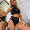 TZ90 conjunto de dos piezas de shorts brillantes con pedrería para mujer transfronterizo ropa interior sexy de malla