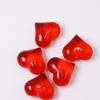 Corazón de Plástico No Poroso Brillante Corazón de Melocotón Cuentas Sueltas Día de San Valentín Boda Decoración de Escritorio Acrílico Pecera Decoración de Jarrón
