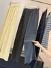 Pantalones deportivos de moda para mujer para otoño, con cintura elástica y cordón, versátiles, holgados, adelgazantes, de pierna recta, de pierna ancha, pantalones largos casuales