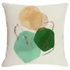 Novedades de Amazon Novedades Bohemias Fundas de Almohada Estampadas de Lino Decoración Abstracta Nórdica para Sofá Ventas Directas de Fábrica