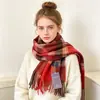 Colección de Bufandas de Mohair de Color Sólido de Otoño e Invierno, Bufandas Atmosféricas Estilo Coreano, Bufandas Chal Ampliadas y Engrosadas al por Mayor