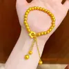 Pulsera Nueva con Hebilla Ot, Borla de Cuentas Redondas para Mujer, Elegante, Lujo Ligero, Gama Alta, Diseño de Moda y Versátil, Joyería