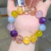 Pulsera de Cristal con Múltiples Piedras Preciosas
