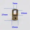 Anel de balde anel fechado anel gancho de alta carga 10mm dentes internos ouro cobre antigo acessórios de iluminação DIY atacado