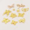 Acessórios de joalheria de liga diy pingente oco de libélula borboleta pulseira colar brincos material decorativo pingente