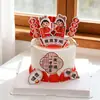 Decoraciones para Pastel de Primer Cumpleaños Estilo Chino, Celebraciones de Cumpleaños Felices y Seguras para Niños, Inserts Decorativos para Mesa de Postres para Hornear
