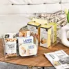 Cesta de Armazenamento de Livros Transparente PET para Mesa de Escritório Caixa de Armazenamento de Arquivos de Escritório Grande Média Pequena Caixa de Armazenamento para Organização de Sala de Estar
