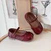 Zapatos Infantiles Estilo Coreano 2026 Primavera Nuevo Modelo Zapatos de Cuero para Niños con Velcro Retro Suela Suave Zapatos para Niñas Boca Baja Trenzados Zapatos Individuales