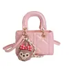 Bolso Cuadrado Pequeño de Rombo Estilo Nuevo, Bolso de Mano Exquisito y Versátil para Mujer, Bolso Tote Pequeño de Lujo Ligero de Gama Alta, Bolso de Hombro Cruzado Individual, Dropshipping
