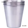 Bar Acero Inoxidable Taza Mini Taza para Sorber Portátil Irrompible Vaso de Chupito para Cóctel Vaso para Licores Mai Mai Taibao