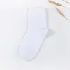 Meias Masculinas Plus Size para Todas as Estações, Meias Grandes de Cano Médio para Homens, Cor Sólida, Respiráveis, Absorventes de Suor, Meias Sociais, Dropshipping