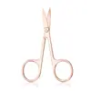 En Stock Tijeras de Belleza Curvas de Acero Inoxidable Cuidadosamente Seleccionadas, Tijeras para Cutícula, Tijeras para Vello Nasal, Tijeras para Cinta de Doble Parpado, Tijeras para Recortar Cejas