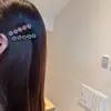 Horquilla de flor de pedrería de alta calidad clip para flequillo de frente de alto valor de color clip lateral de Corea del Sur delicado clip de pico de pato