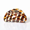 YHJ Accesorios para el Cabello Nueva Moda Cuadros Clip Semicircular de Ácido Acético Pinza Tiburón para la Parte Trasera de la Cabeza Clip para el Cabello