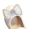Zapatos de Princesa para Niñas Primavera y Otoño 2026 Estilo Nuevo Zapatos de Cuero con Suela Suave y Lazo para Niños Pequeños y Bebés, Elegantes Zapatos Individuales para Niños