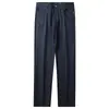 Pantalones Casuales de Verano para Hombre de Cinco Bolsillos Clásico Elástico Verde Militar Nylon de Gama Alta Negocios Delgados Resistentes a las Arrugas Rectos