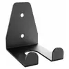 Cabideiro de ferro preto fosco de seis fileiras para montagem na parede com ganchos para decoração de corredor de hotel