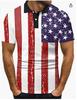 Camisa polo transfronteriza serie hip-hop europea y americana impresión digital 3D para hombre top de camiseta polo deportiva urbana