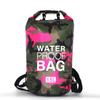 Bolsa Impermeável Camuflada para Drifting, Bolsa Balde Impermeável de Ombro Único e Duplo, Bolsa Leve de Poliéster para Drifting, Grande Quantidade em Estoque, Leve e Impermeável